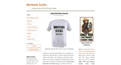 Desktop Screenshot of montana-sucks.com
